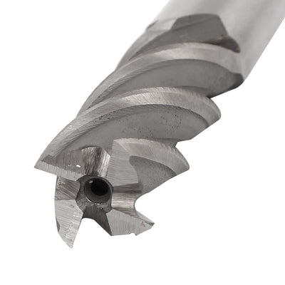 Harfington 5/8" Cutting Dia 4 Flutes Straight Shank HSS-AL End Mill Router Bit 2pcs