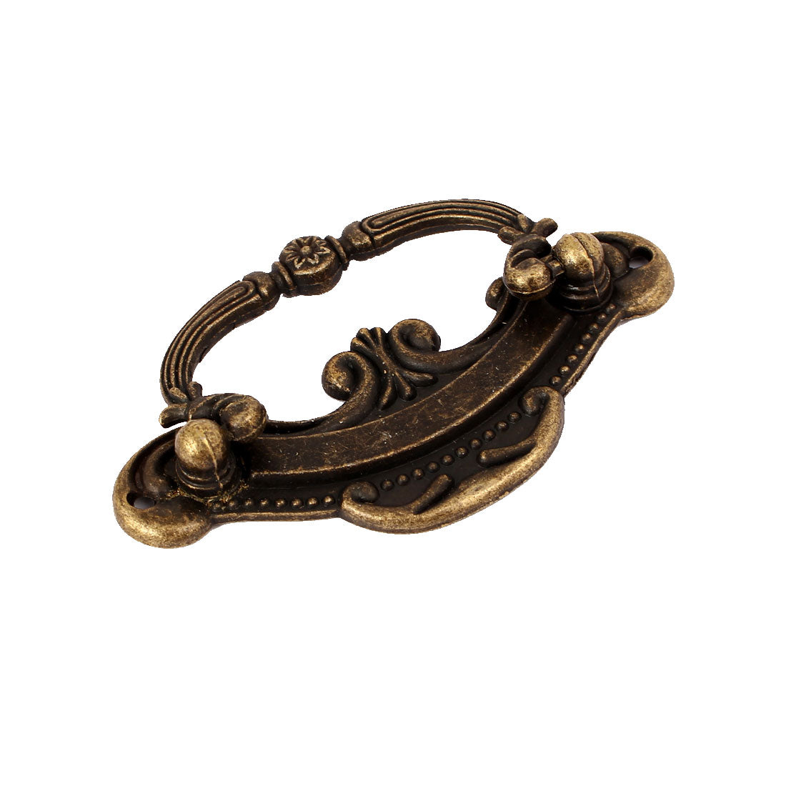 uxcell Uxcell Zinc Alloy Vintage Style Pull Handle Knob Bronze Tone for Cabinet Drawer