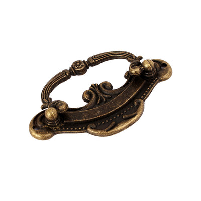 Harfington Uxcell Zinc Alloy Vintage Style Pull Handle Knob Bronze Tone for Cabinet Drawer