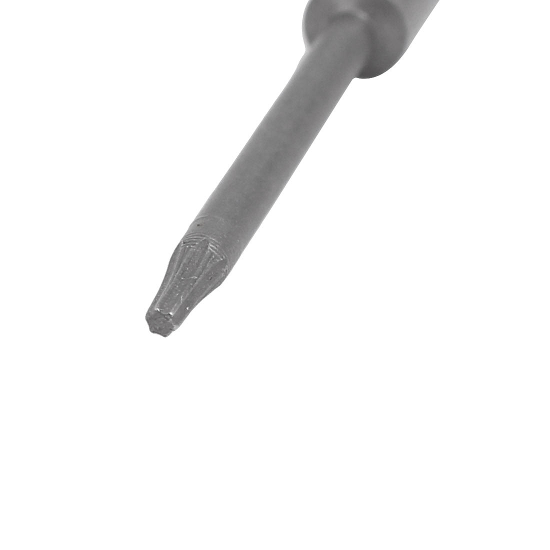 Harfington T5 Magnetic Torx Screwdriver Bit 5mm Dia Round Shank Gray 10 Pcs