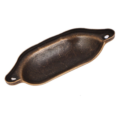 Harfington Uxcell Cupboard Wardrobe Drawer Metal Handle Pull Knob Copper Tone 96 x 32 x 15mm 5pcs