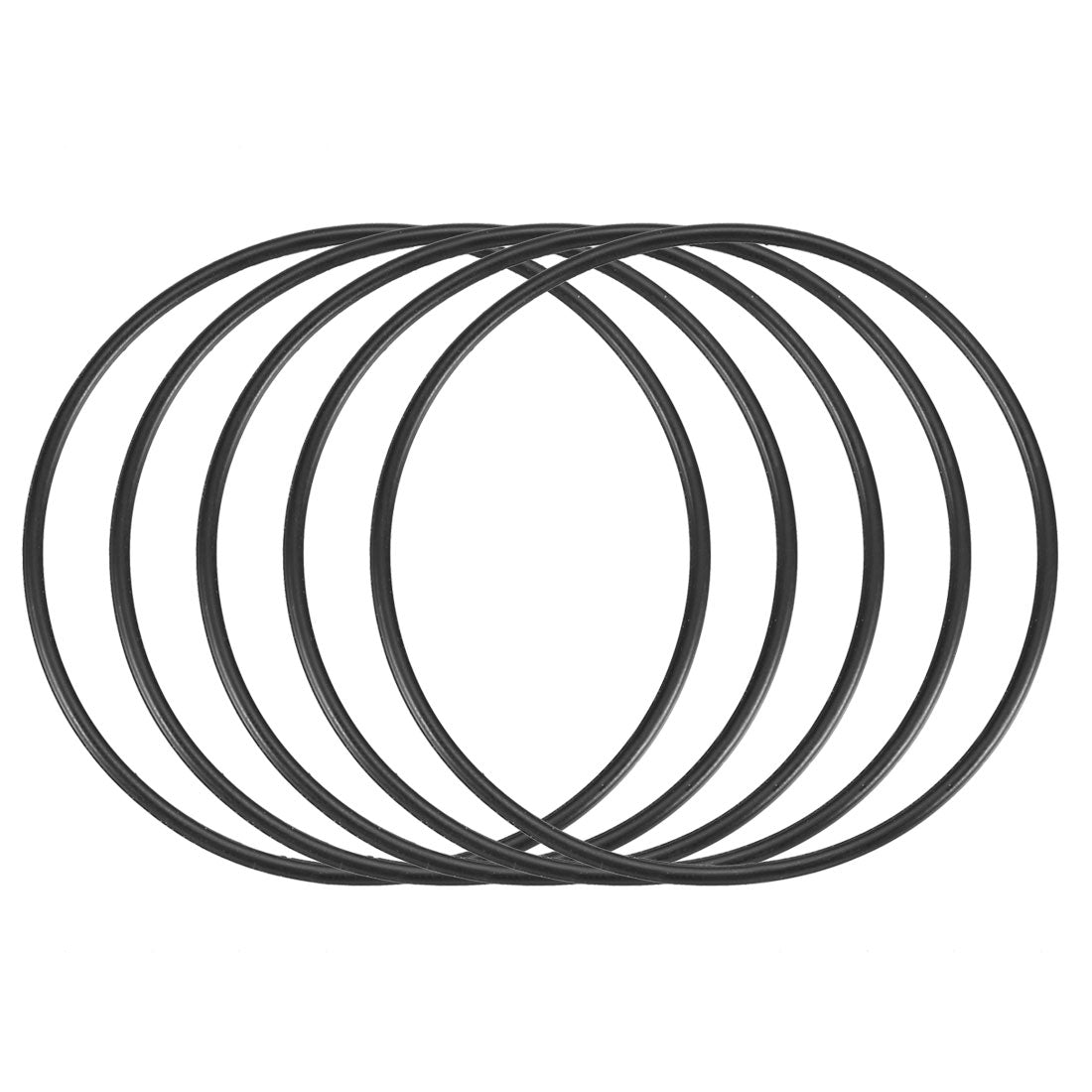 Harfington Nitrile Rubber O-Rings, Metric Buna-N Sealing Gasket 50Pcs