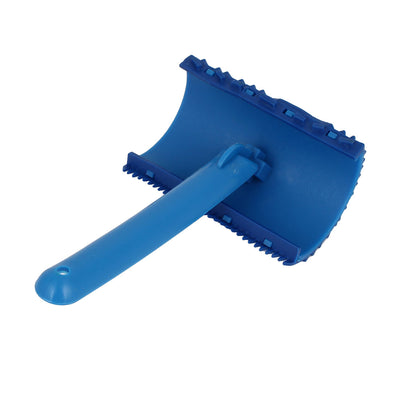 Harfington MS16 4" Home Wooden Wall Plastic Handle Rubber Wood Graining Paint Tool Blue