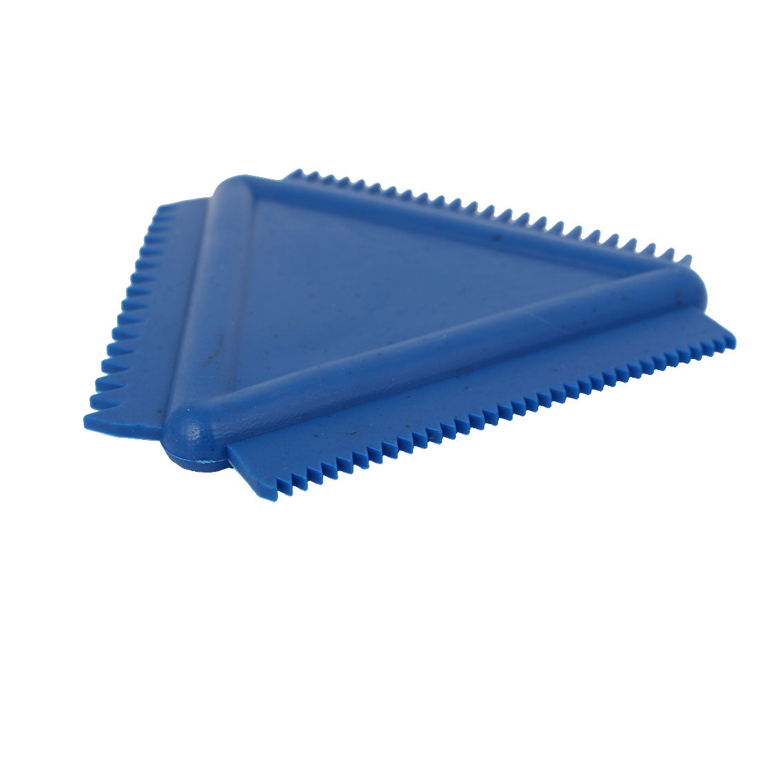 Harfington MS14 Wall Art Rubber Wood Graining Tool Triangular Scraper 8.5cmx8cm Blue