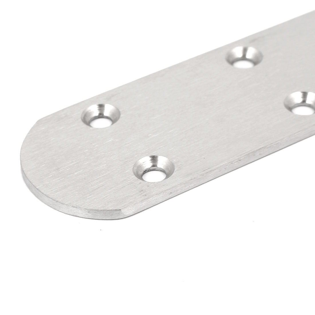 Harfington 170mm x 38mm Stainless Steel Flat Corner Brace Fixed Plate Repair Brackets 8 Pcs