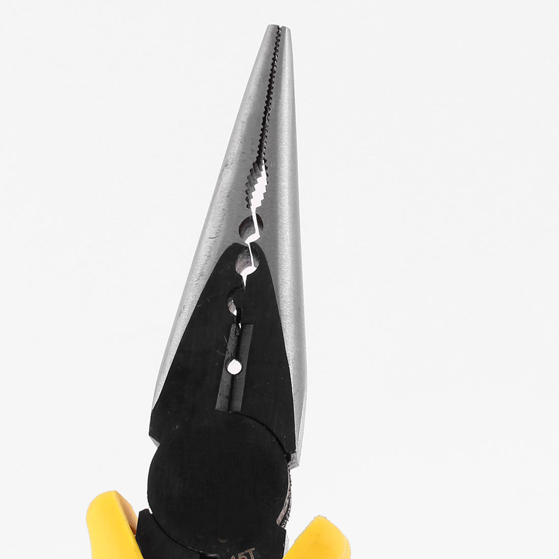 Harfington 6-inch Long Nonslip Rubber Handle Spring Loaded Cutter Needle Nose Plier