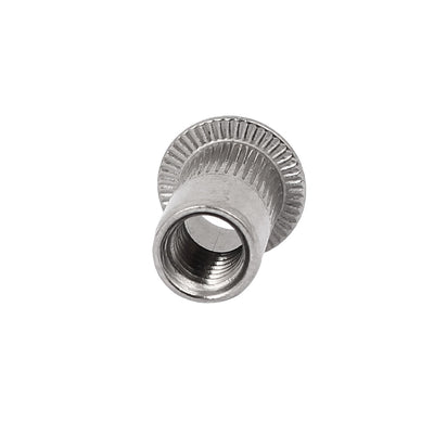 Harfington M5 x 13mm 304 Stainless Steel Knurled Rivet Nut Insert Nutsert 100PCS