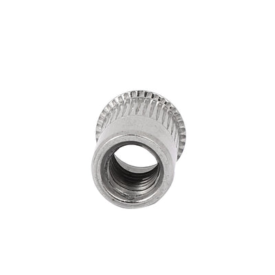 Harfington M6 x 14mm Knurled Countersunk Head Blind Rivet Nut Insert  30PCS