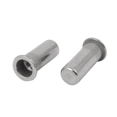 Harfington M10 x 34mm 304 Stainless Steel Closed End Blind Rivet Nut Insert Nutsert 5PCS