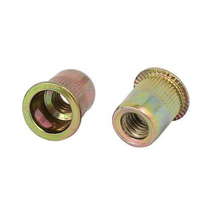 Harfington 5/16" x 18mm Knurled Threaded Blind Rivet Nut Insert Dadi 100PCS