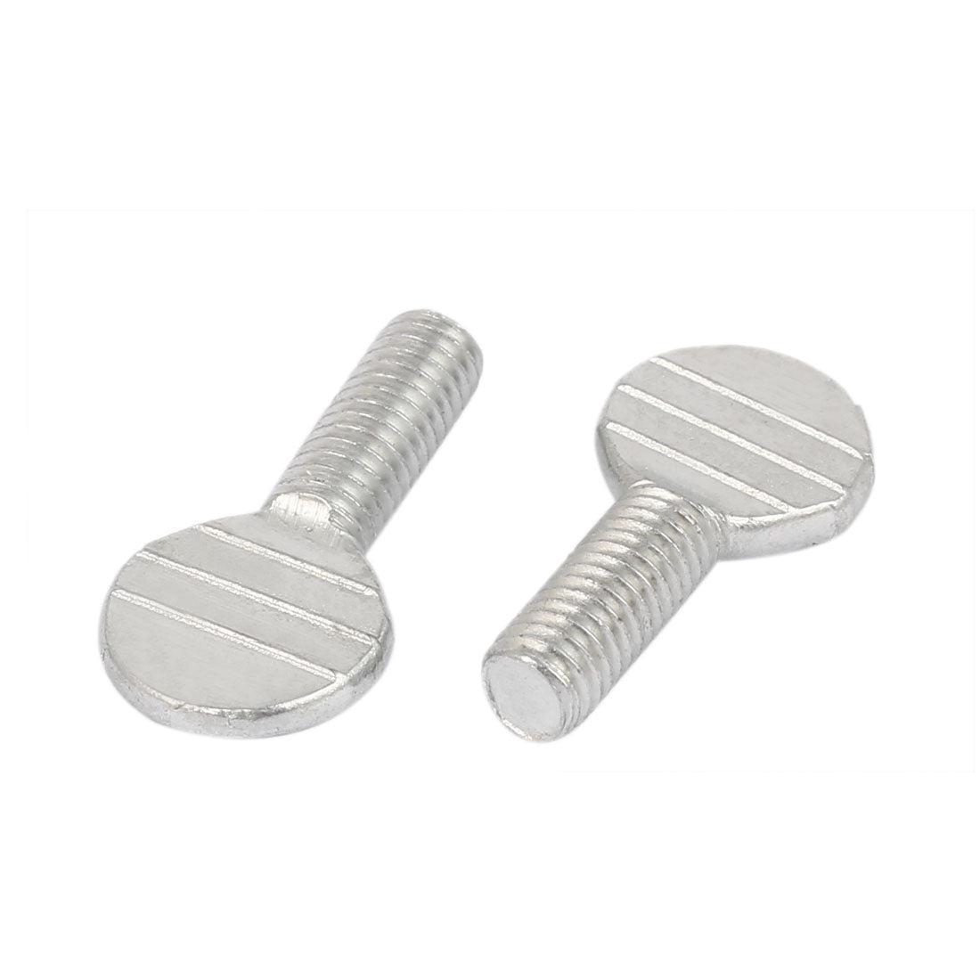 Harfington M6 x 16mm Fully Thread Carbon Steel Fingertight Racket Thumb Screws 50 Pcs