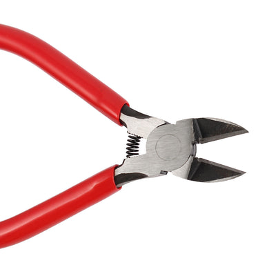 Harfington 140mm Long Spring Loaded High Carbon Steel Diagonal Cutting Pliers Wire Cutter