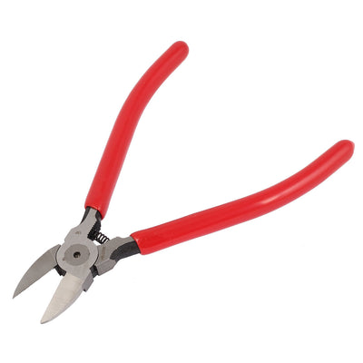 Harfington 160mm Long Plastic Handle High Carbon Steel Diagonal Cutting Pliers Wire Cutter