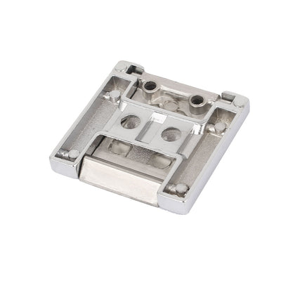 Harfington Uxcell Cabinet Drawer Door Square Shape Metal Flush Pull Handle 5pcs