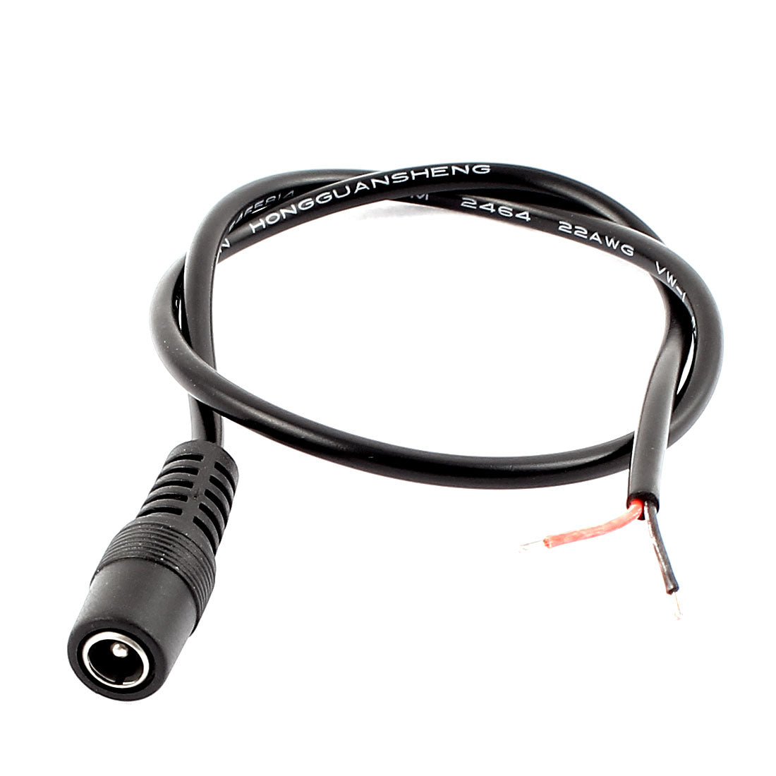 Harfington 0.4m DC Female 5.5 x 2.1mm Power Cable Extension Wire For CCTV Camera