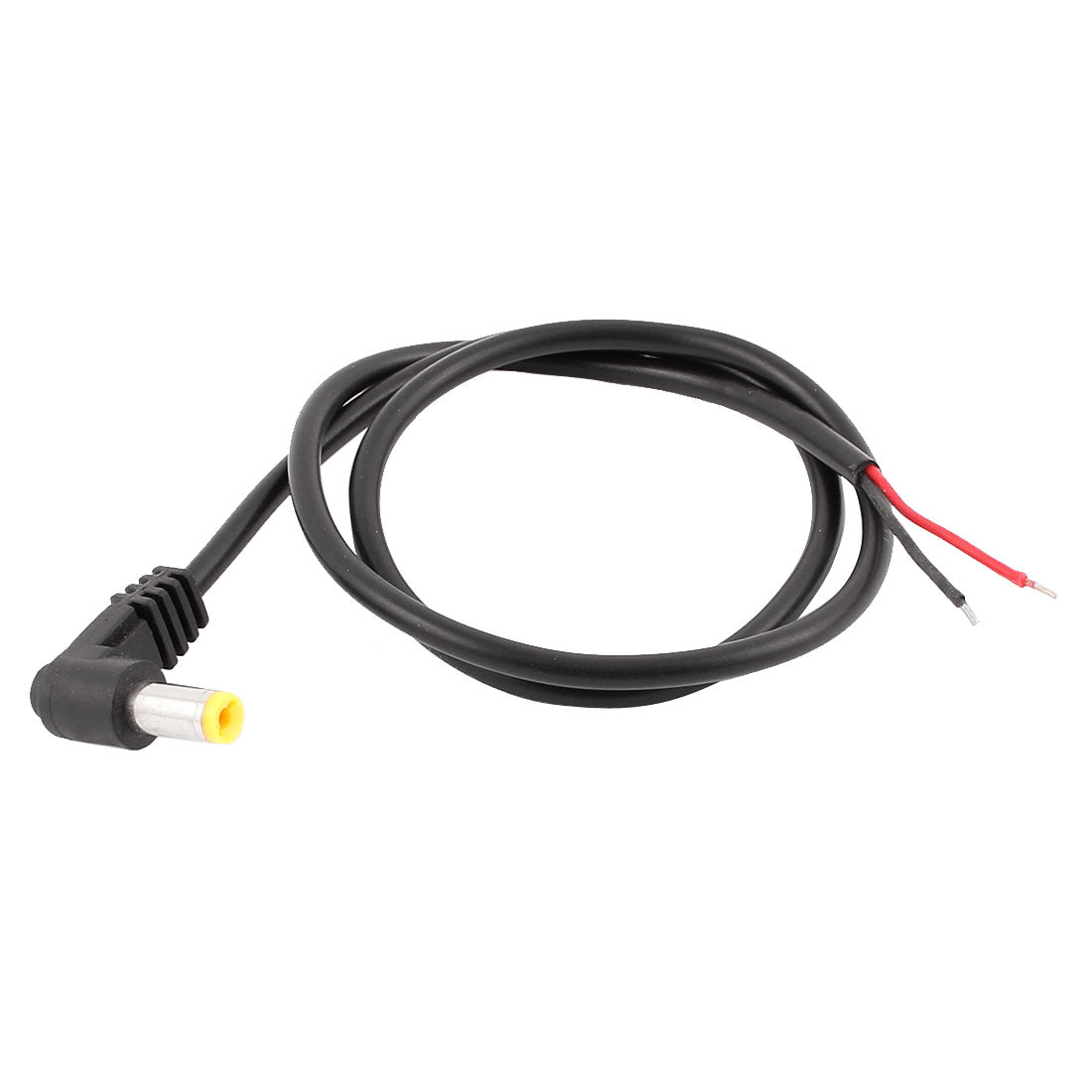 Harfington 0.5m DC Male 5.5 x 2.1mm Bending Head Power Cable Extension Wire For CCTV Camera