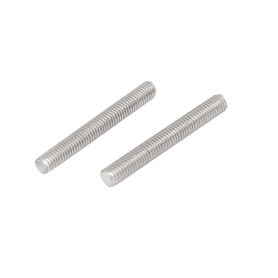 Harfington M3 x 25mm 0.5mm Pitch 304 Stainless Steel Fully Threaded Rods Silver Tone 20 Pcs