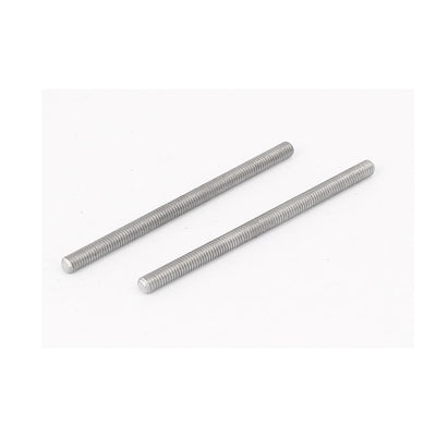Harfington M3 x 35mm 0.5mm Pitch 304 Stainless Steel Fully Threaded Rods Silver Tone 20 Pcs