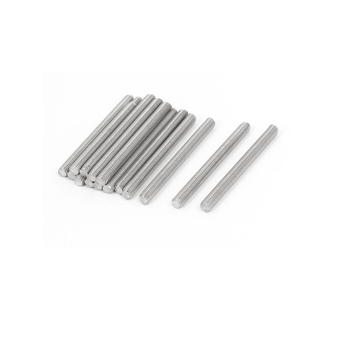 Harfington M3 x 35mm 0.5mm Pitch 304 Stainless Steel Fully Threaded Rods Silver Tone 20 Pcs