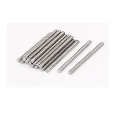 Harfington M3 x 40mm 0.5mm Pitch 304 Stainless Steel Fully Threaded Rods Bar Studs 20 Pcs