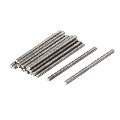 Harfington M3 x 50mm 0.5mm Pitch 304 Stainless Steel Fully Threaded Rods Hardware 20 Pcs