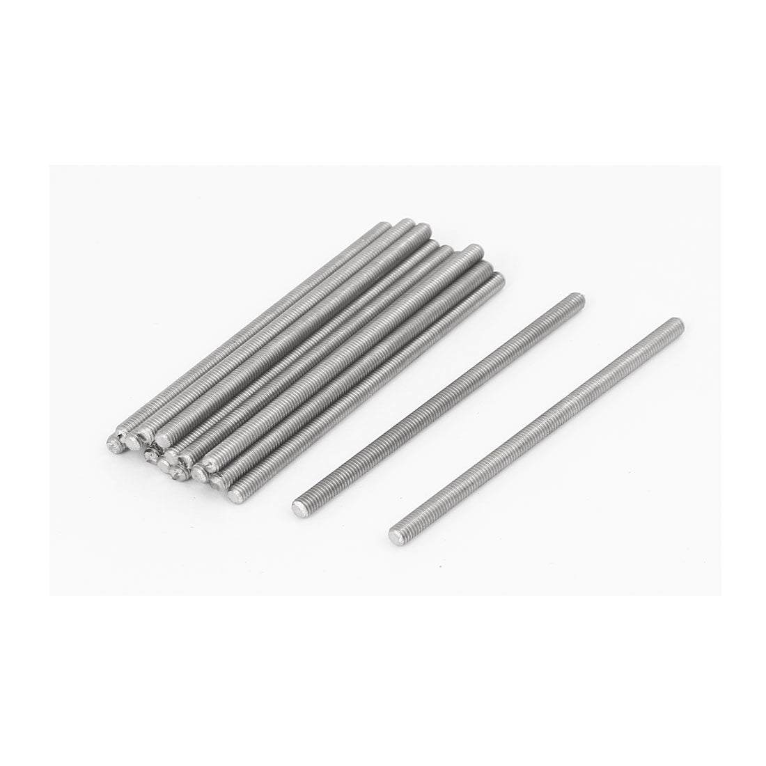 Harfington M3 x 60mm 0.5mm Pitch 304 Stainless Steel Fully Threaded Rods Fasteners 20 Pcs