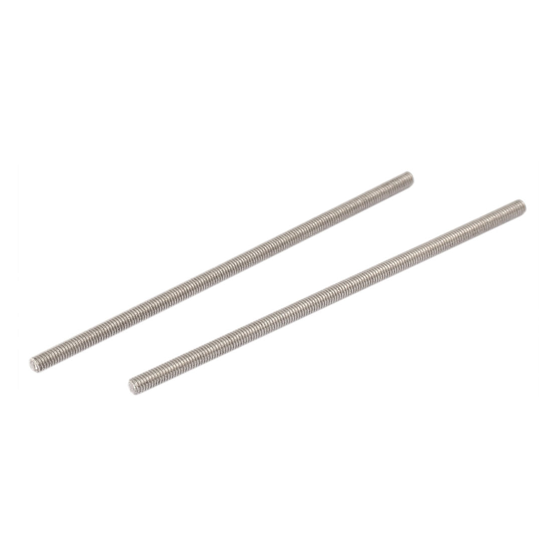 Harfington M3 x 80mm 0.5mm Pitch 304 Stainless Steel Fully Threaded Rods Fasteners 20 Pcs