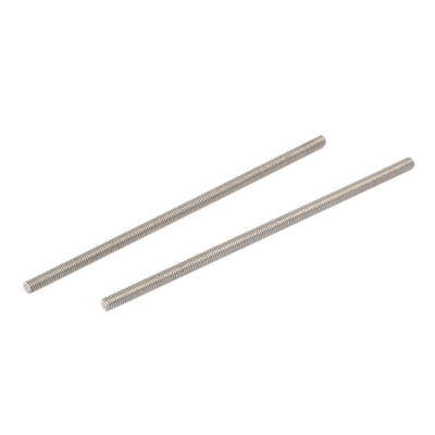 Harfington M3 x 80mm 0.5mm Pitch 304 Stainless Steel Fully Threaded Rods Fasteners 20 Pcs