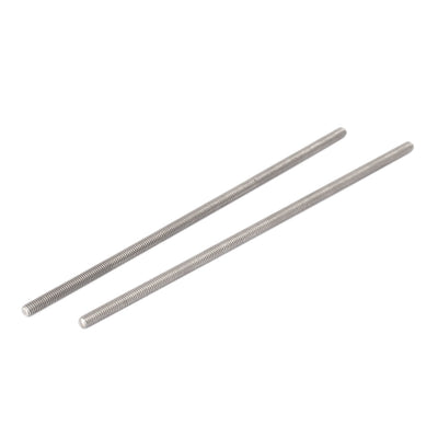 Harfington M3 x 100mm 0.5mm Pitch 304 Stainless Steel Fully Threaded Rods Fasteners 20 Pcs