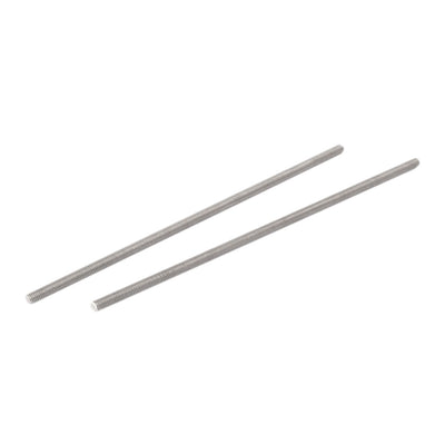 Harfington M3 x 110mm 0.5mm Pitch 304 Stainless Steel Fully Threaded Rods Hardware 10 Pcs