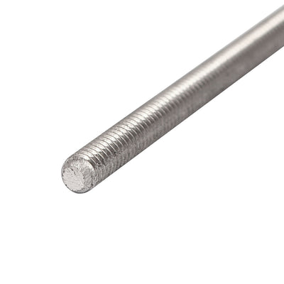 Harfington M3 x 120mm 0.5mm Pitch 304 Stainless Steel Fully Threaded Rods Hardware 10 Pcs