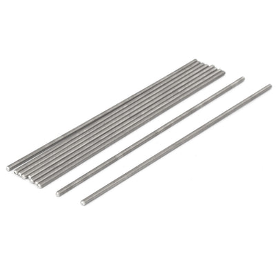 Harfington M3 x 140mm 0.5mm Pitch 304 Stainless Steel Fully Threaded Rods Bar Studs 10 Pcs
