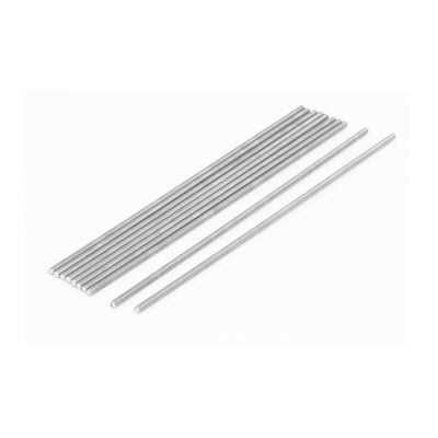 Harfington M3 x 150mm 0.5mm Pitch 304 Stainless Steel Fully Threaded Rods Fasteners 10 Pcs