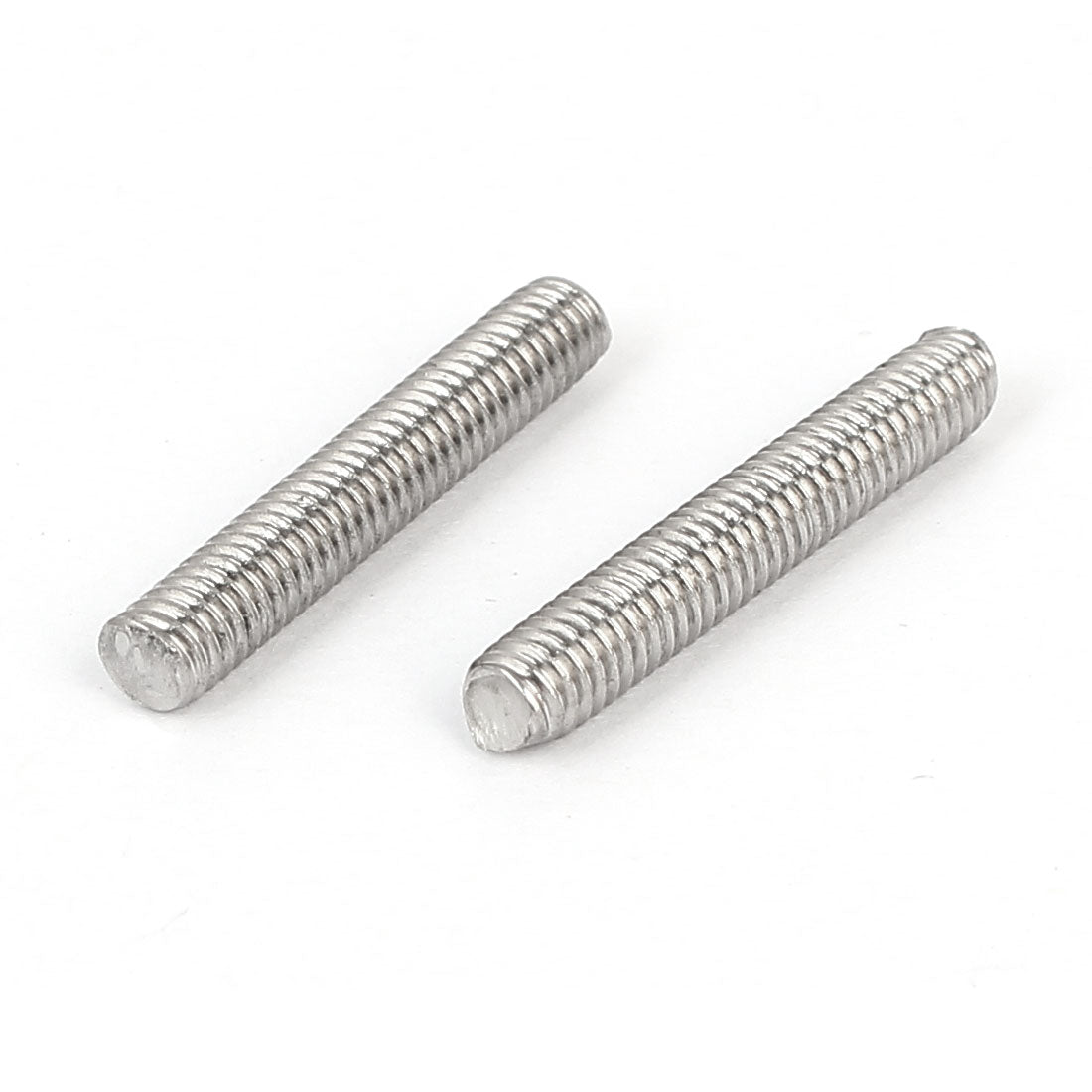 Harfington M4 x 25mm 304 Stainless Steel Fully Threaded Rod Bar Studs Fastener 20 Pcs