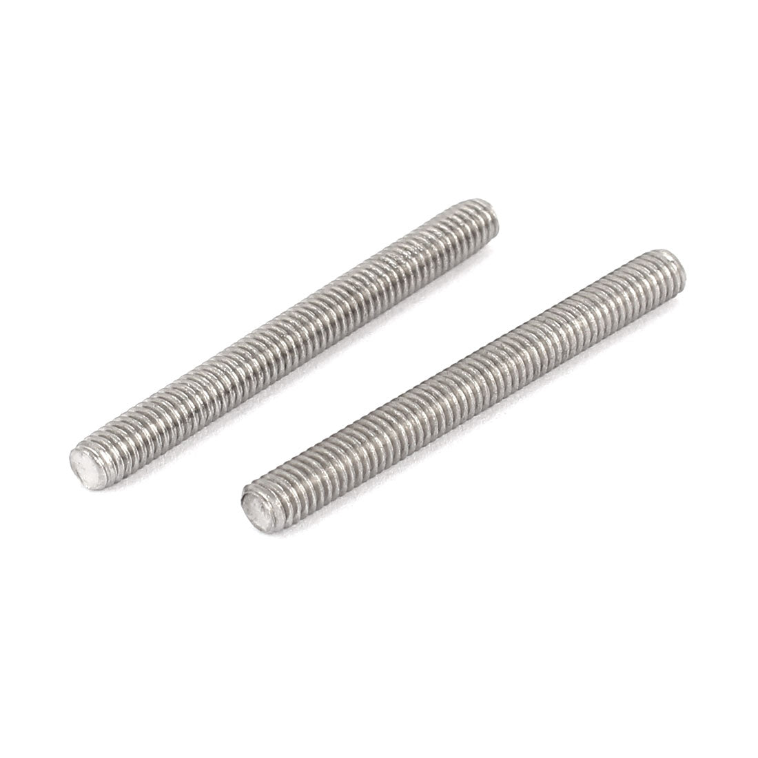 Harfington M4 x 40mm 304 Stainless Steel Fully Threaded Rod Bar Studs Fasteners 20 Pcs