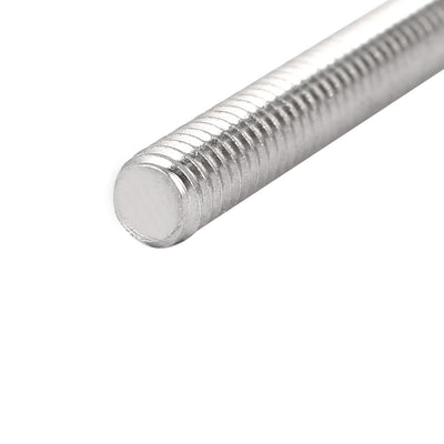 Harfington M4 x 45mm 304 Stainless Steel Fully Threaded Rod Bar Studs Silver Tone 20 Pcs