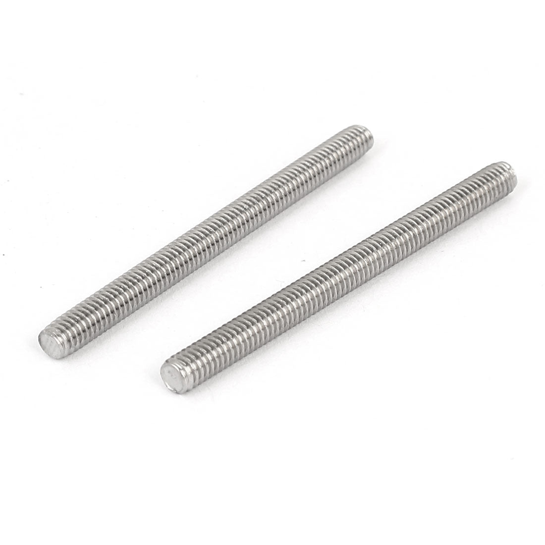 Harfington M4 x 50mm 0.7mm Pitch 304 Stainless Steel Fully Threaded Rod Fasteners 20 Pcs