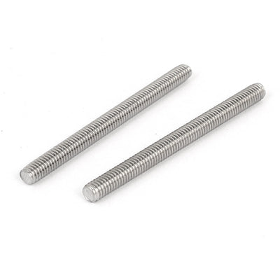 Harfington M4 x 50mm 0.7mm Pitch 304 Stainless Steel Fully Threaded Rod Fasteners 20 Pcs