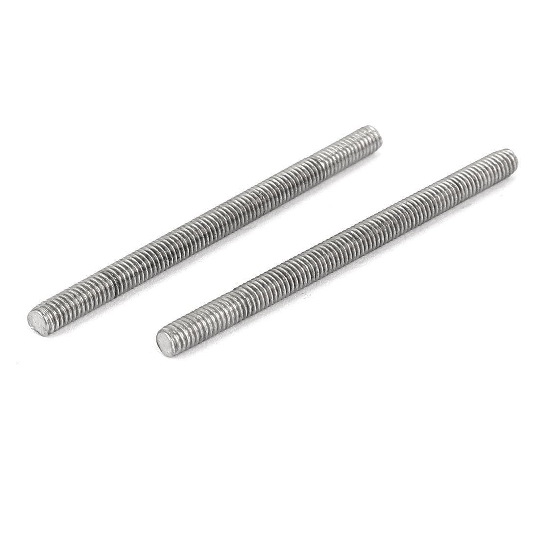 Harfington M4 x 60mm 304 Stainless Steel Fully Threaded Rod Bar Studs Hardware 10 Pcs