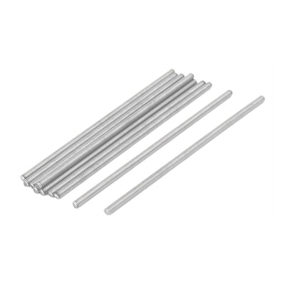 Harfington M4 x 110mm 304 Stainless Steel All Threaded Rod Bar Studs Fastener 10 Pcs