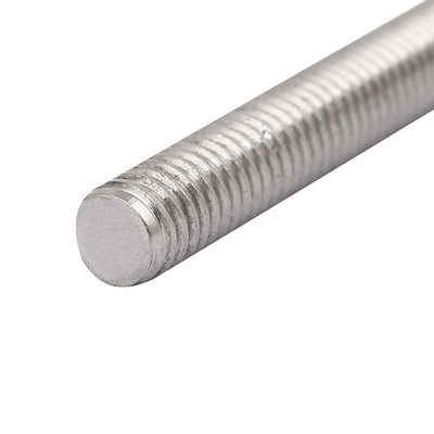 Harfington M4 x 120mm 304 Stainless Steel Fully Threaded Rod Bar Studs Hardware 10 Pcs