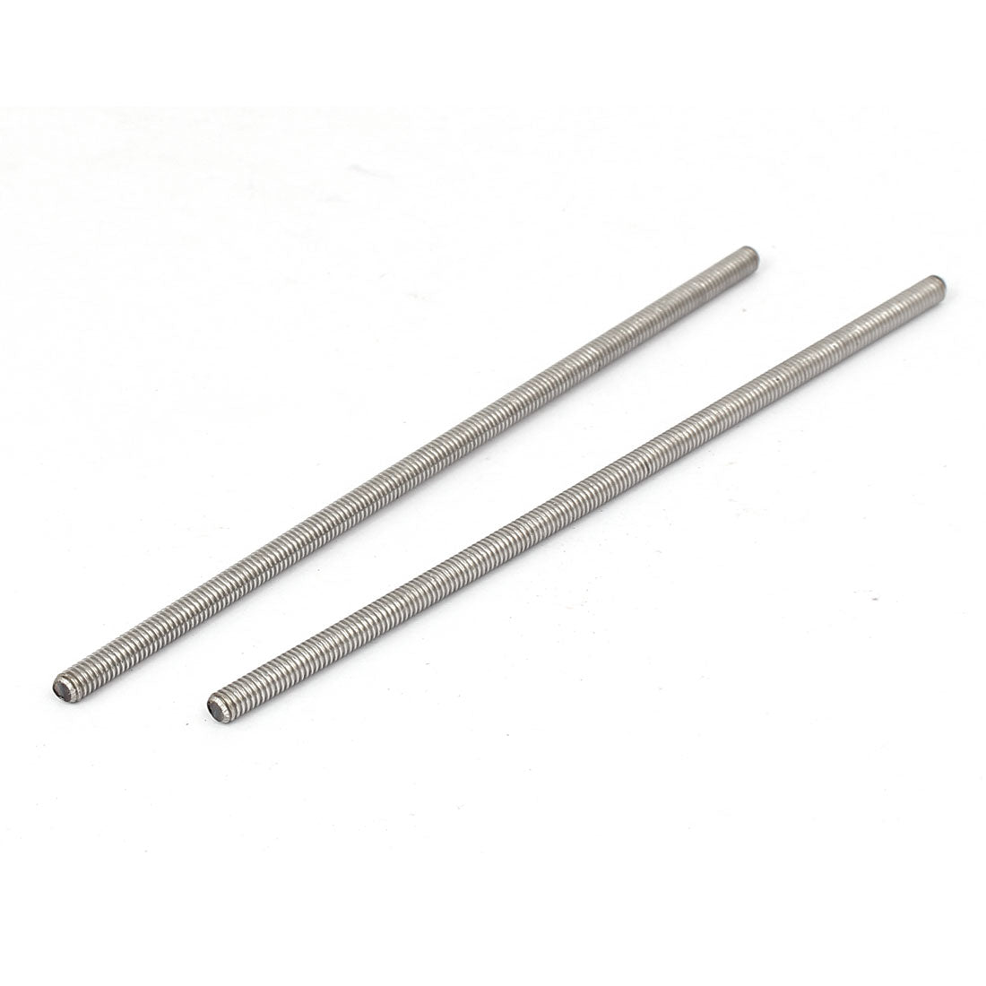 Harfington M4 x 120mm 304 Stainless Steel Fully Threaded Rod Bar Studs Hardware 10 Pcs