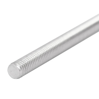 Harfington M4 x 180mm 0.7mm Pitch 304 Stainless Steel Fully Threaded Rods Silver Tone 5 Pcs
