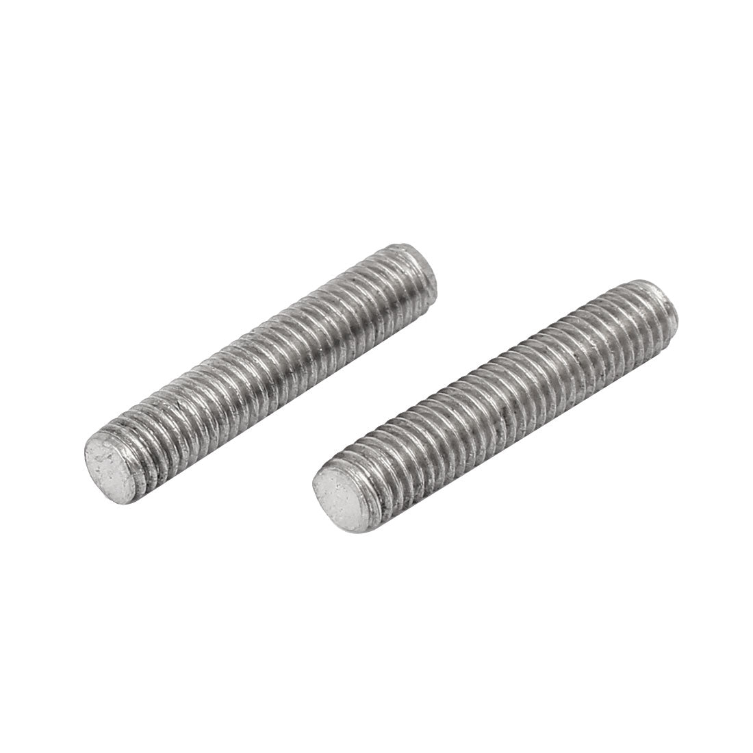 Harfington M5 x 25mm 0.8mm Pitch 304 Stainless Steel Fully Threaded Rod Bar Studs 20 Pcs