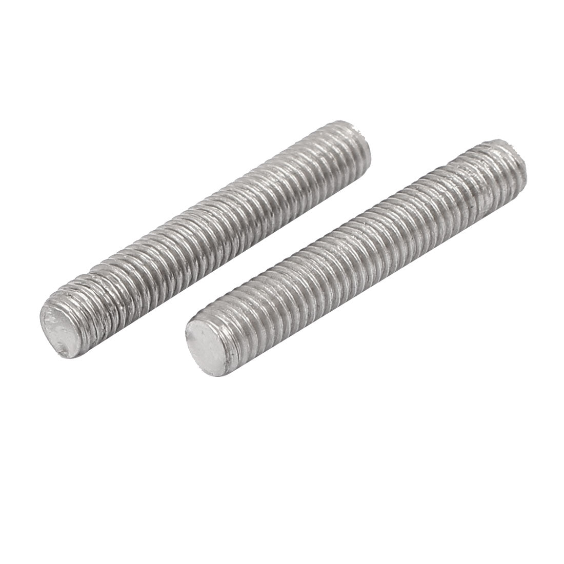 Harfington M5 x 30mm 304 Stainless Steel Fully Threaded Rod Bar Studs Fasteners 20 Pcs