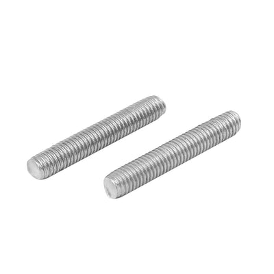 Harfington M5 x 30mm 304 Stainless Steel Fully Threaded Rod Bar Studs Hardware 50 Pcs