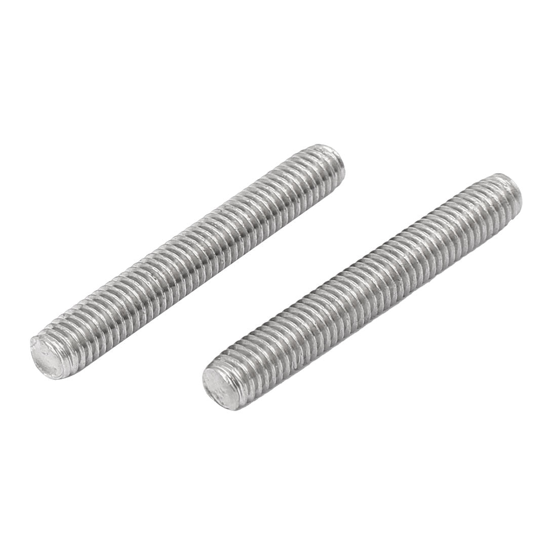 Harfington M5 x 35mm 304 Stainless Steel Fully Threaded Rod Bar Studs Fasteners 20 Pcs