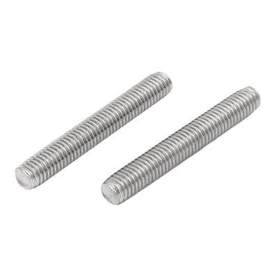 Harfington M5 x 35mm 304 Stainless Steel Fully Threaded Rod Bar Studs Fasteners 20 Pcs
