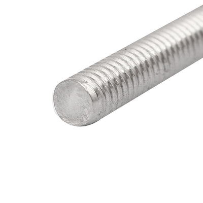 Harfington M5 x 55mm 304 Stainless Steel Fully Threaded Rod Bar Studs Fasteners 10 Pcs