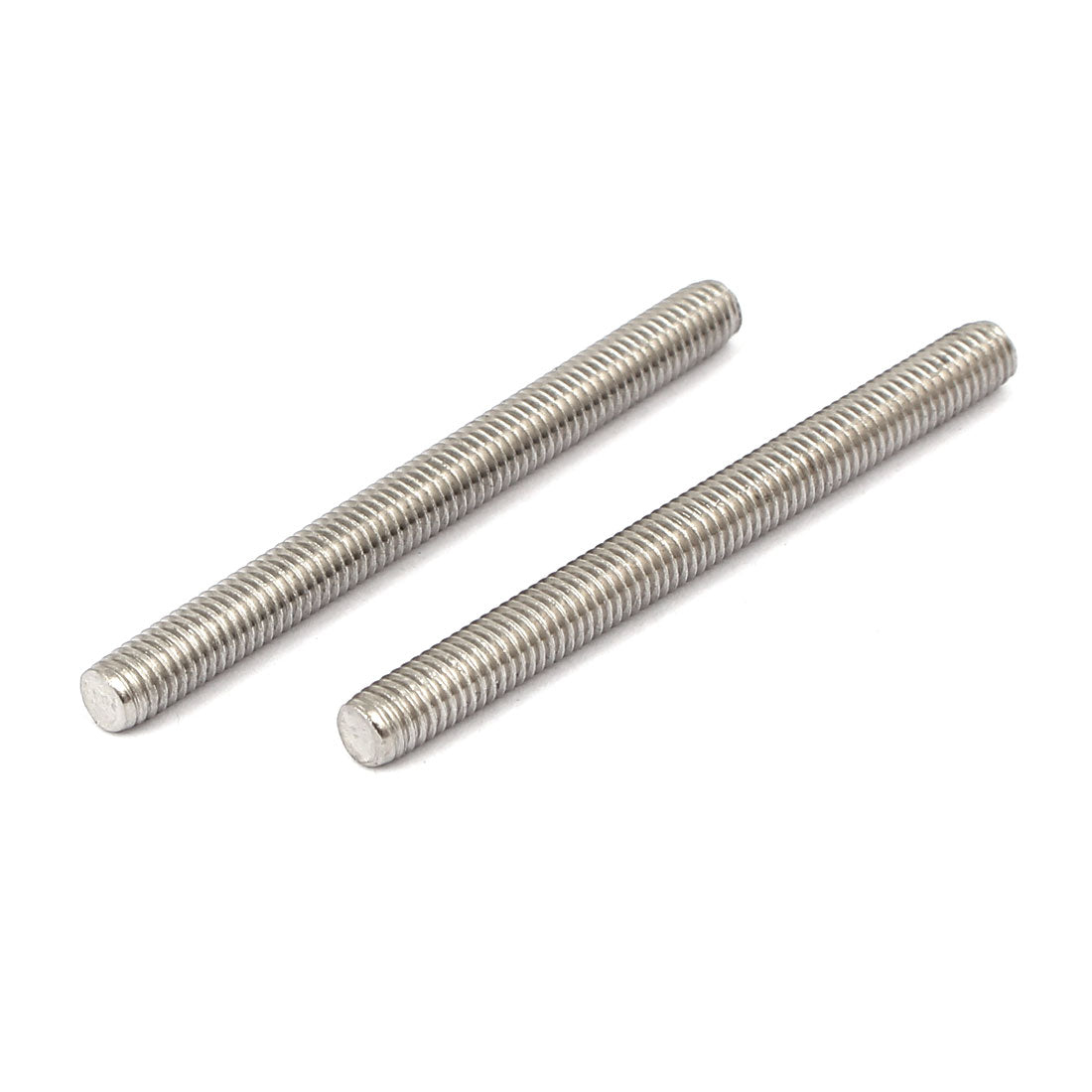 Harfington M5 x 55mm 304 Stainless Steel Fully Threaded Rod Bar Studs Fasteners 10 Pcs